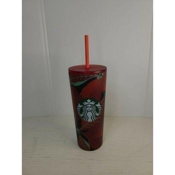 Starbucks Holiday 2020 16 oz Red Poinset