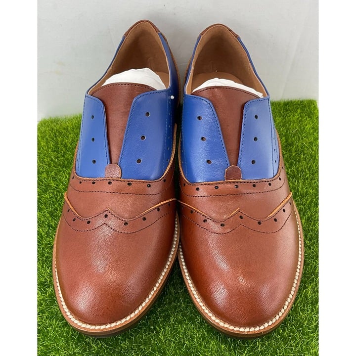 NEW Women's Oxfords Two Tone Genuine Leather size 6