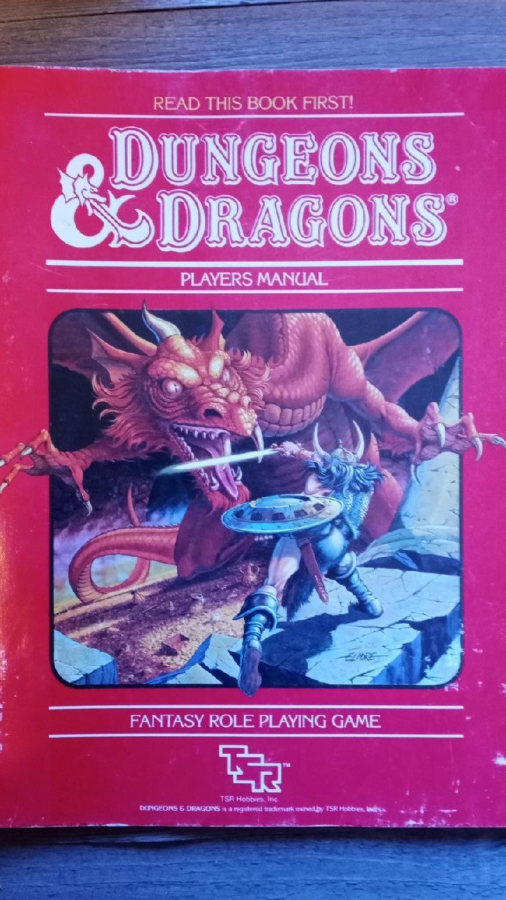 Dungeons & Dragons Players Manual, first printing