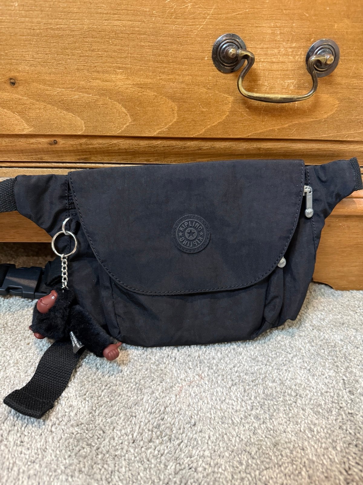 Kipling Black Fanny Pack Bag