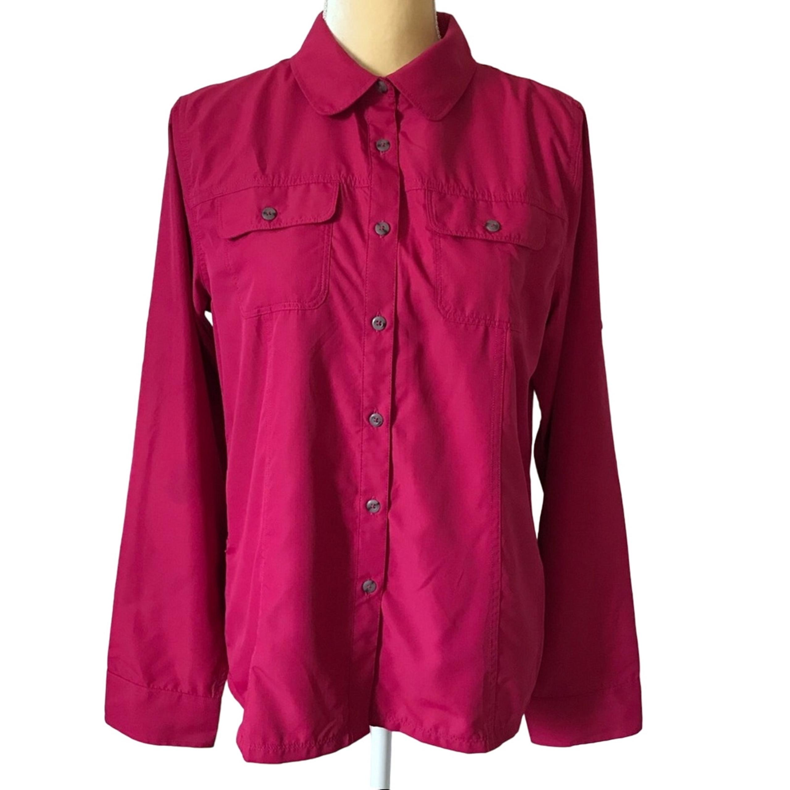 Eastern Mountain Sports Button Down Shirt Women M