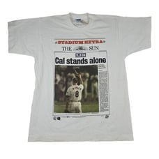 Vintage 1995 Cal Ripken 'Cal Stands Alone' Baltimore Sun T Shirt Men's Large New