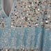 Mac Duggal Sequined Sleeveless V Neck Column Gown, Light Blue, 4930, S 16, 215