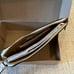 COACH 3580 Corner Zip Wristlet Pouch Pebble Bag Leather in Chalk/Vanilla Cream