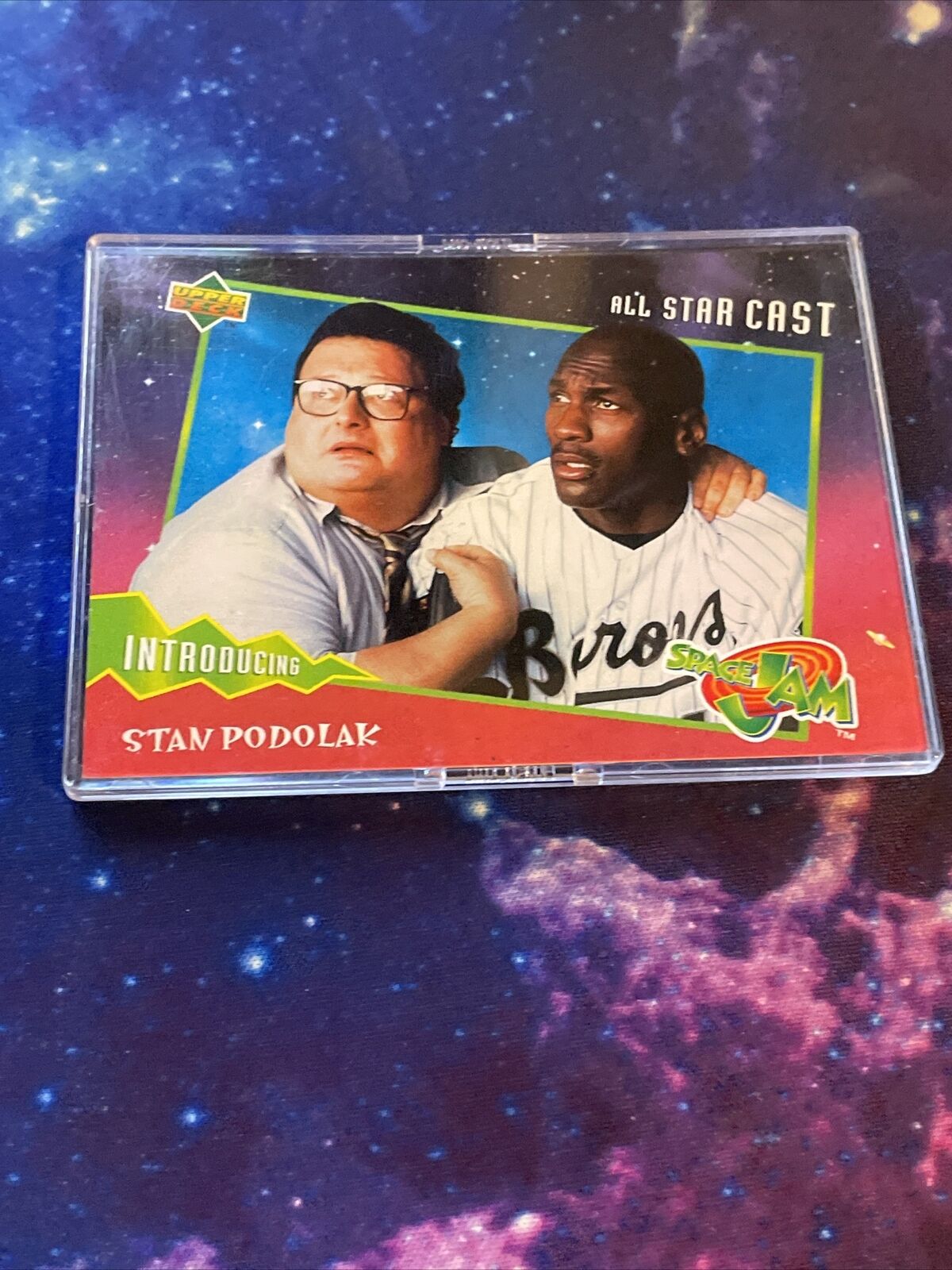 1996 UD Space Jam All Star Cast Introducing Stan Podolak Michael Jordan #19