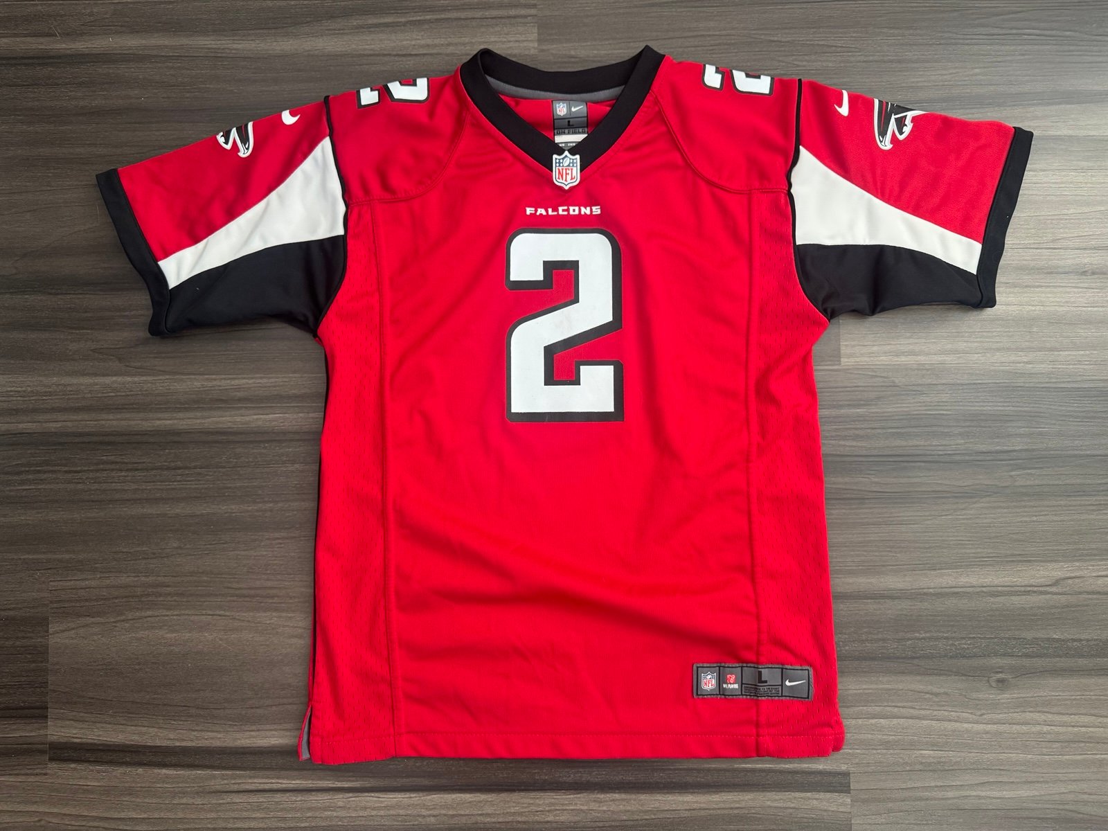 Nike On Field Atlanta Falcons Jersey Matt Ryan #2 Home Jersey Youth Large 14/16