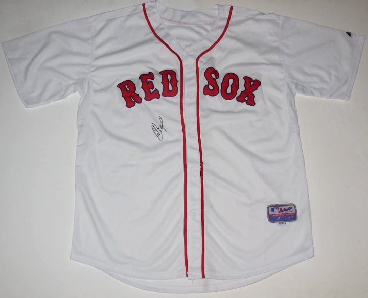 Yoenis Cespedes Signed Red Sox Jersey!