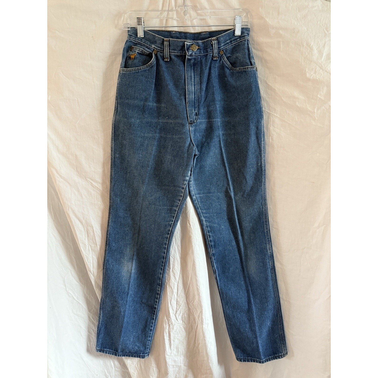Vintage 1970s Wrangler Women's Size 12 jeans Made In USA Pony Logo High Rise