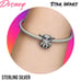 .925 Sterling Silver Charm Star Wars Grogu ruthenium-plated charm with black ene