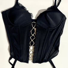 Victoria’s Secret jewel lace up corset