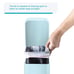 1.3 Gallon Bathroom Trash Can with a Lid, Stainless Steel