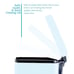1.3 Gallon Bathroom Trash Can with a Lid, Stainless Steel
