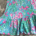 Lilly Pulitzer Kristen Colorful Sleeveless Dress with Ruffle Hem