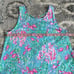 Lilly Pulitzer Kristen Colorful Sleeveless Dress with Ruffle Hem