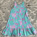 Lilly Pulitzer Kristen Colorful Sleeveless Dress with Ruffle Hem