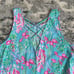 Lilly Pulitzer Kristen Colorful Sleeveless Dress with Ruffle Hem