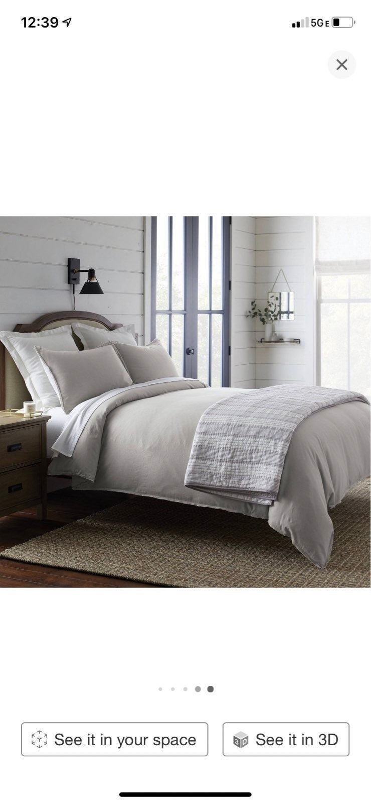 3 Pc Full/Queen Duvet and Sham Set Hearth & Hand