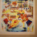 D. BEREA FLOWERS ON THE VERANDA print