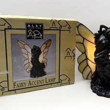 Alsy Lighting 8'H Floating Fairy Tiffany Style Accent Lamp W/ Original Box