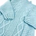Jones New York Blue Cable Knit Acrylic Wool Long Sleeve Sweater Top