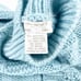 Jones New York Blue Cable Knit Acrylic Wool Long Sleeve Sweater Top