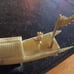Small ivory boat