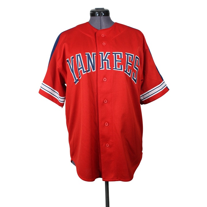 Starter 90s vintage men's MLB New York Yankees button front baseball jersey M