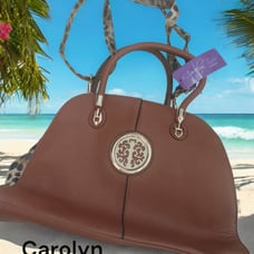 New Carolyn Tucker collection tote purse bag