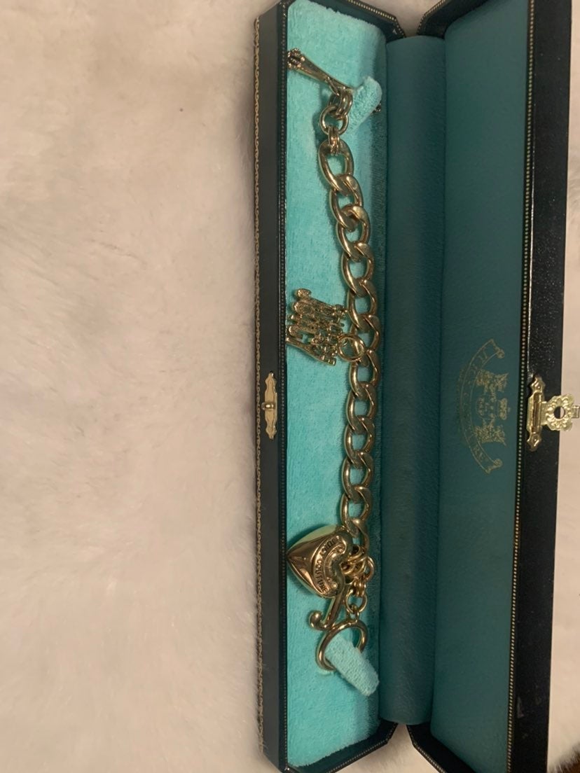 Juicy couture vintage charm bracelet