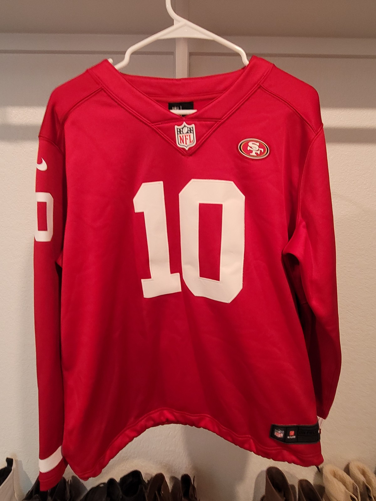 49ers drawstring sweater