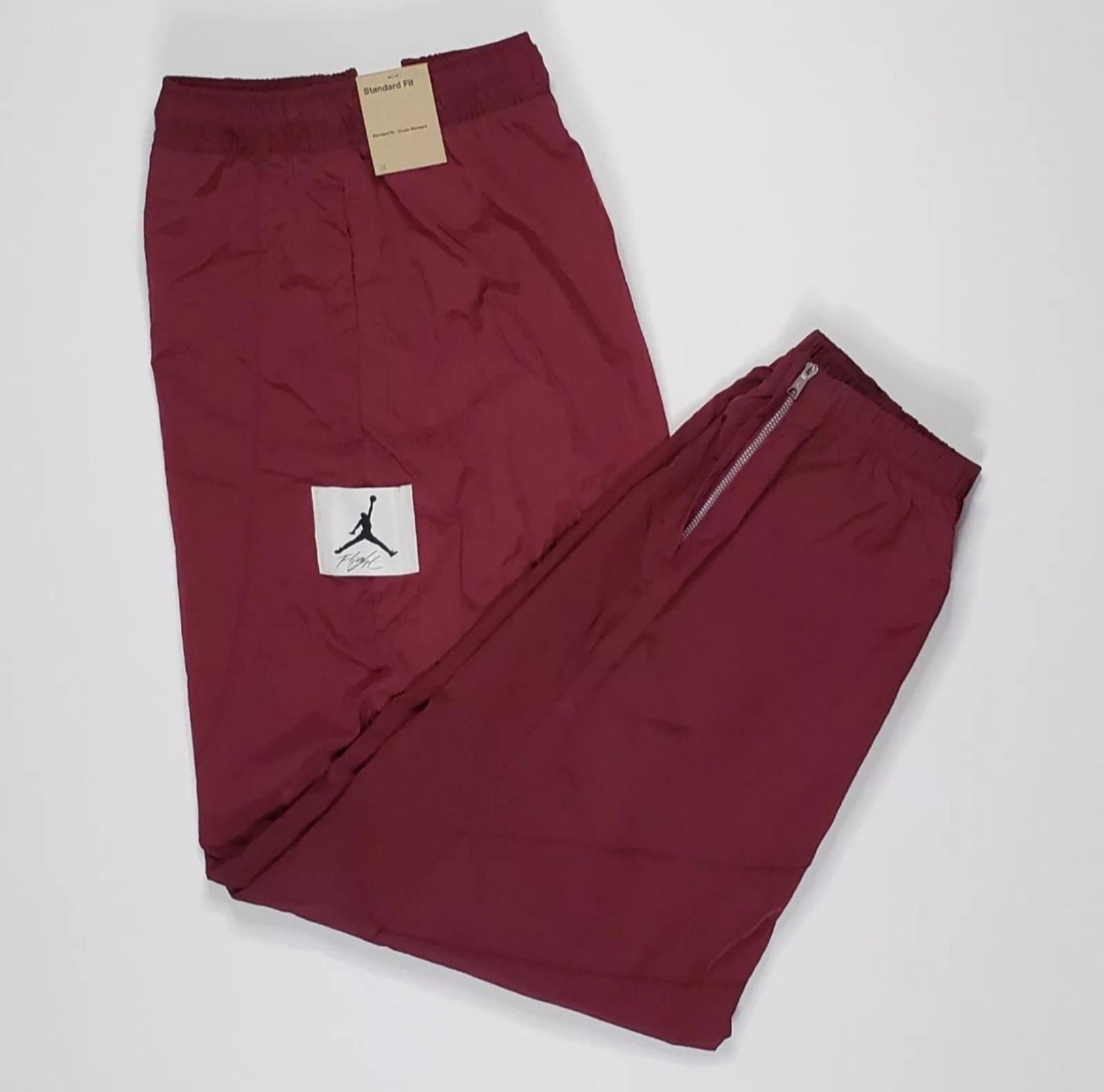 Nike Air Jordan Essential Statement Size XXL Woven Track Pants Maroon DQ7474-680