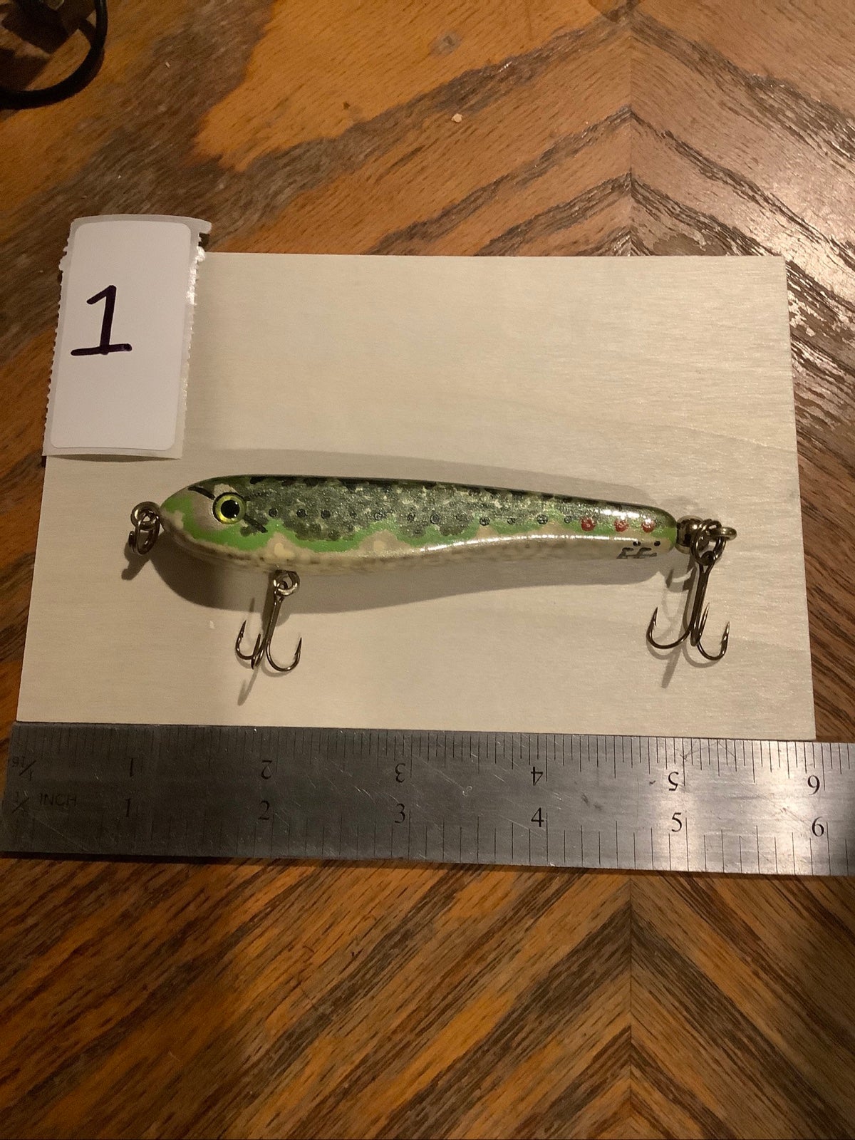 Handmade Wooden Vintage Style Fishing Lure
