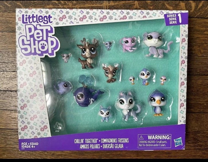 Littlest Pet Shop Chillin Together Winter 14 Pack Jason Caribooney 1-159 Husker