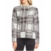 NWT Vince Camuto Plaid Mock-Neck Sweater