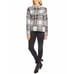 NWT Vince Camuto Plaid Mock-Neck Sweater