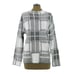 NWT Vince Camuto Plaid Mock-Neck Sweater