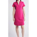 Frank & Eileen Lauren Polo Shirt Dress Relaxed Fit Magenta Size Large