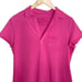 Frank & Eileen Lauren Polo Shirt Dress Relaxed Fit Magenta Size Large