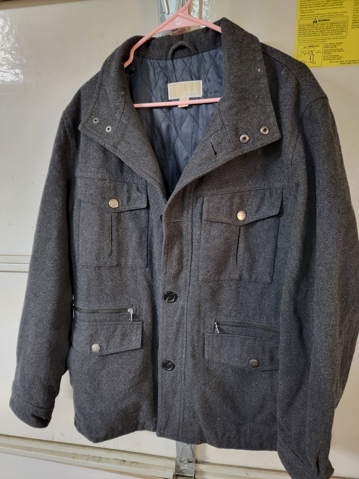 Michael Kors Men's Wool Peacoat