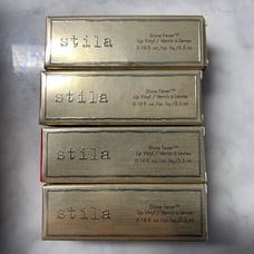 Stila Shine Fever Lip Vinyl Lot Of 4 0.18 Oz