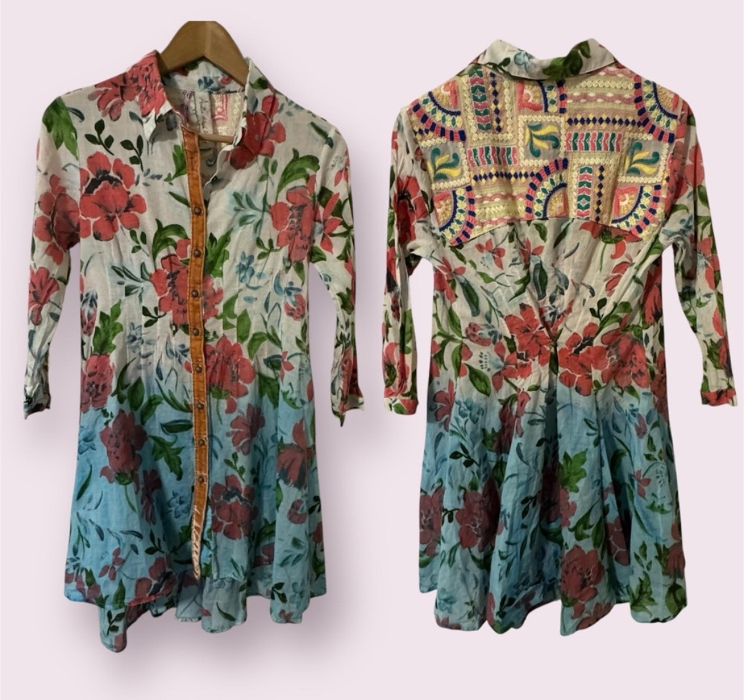 Aratta Silent Journey Floral Mini Dress