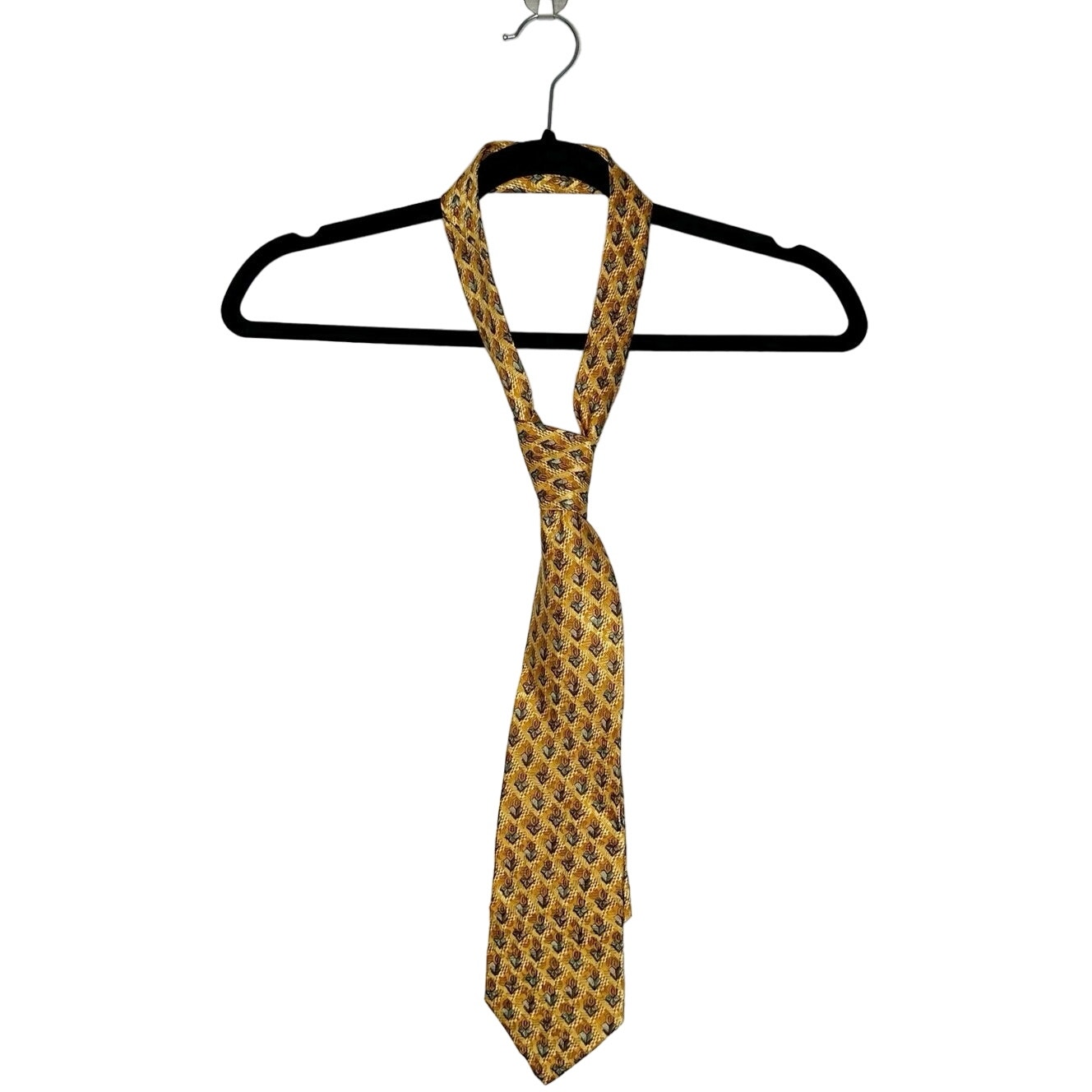 Ermenegildo Zegna Tie Men's Yellow Orange