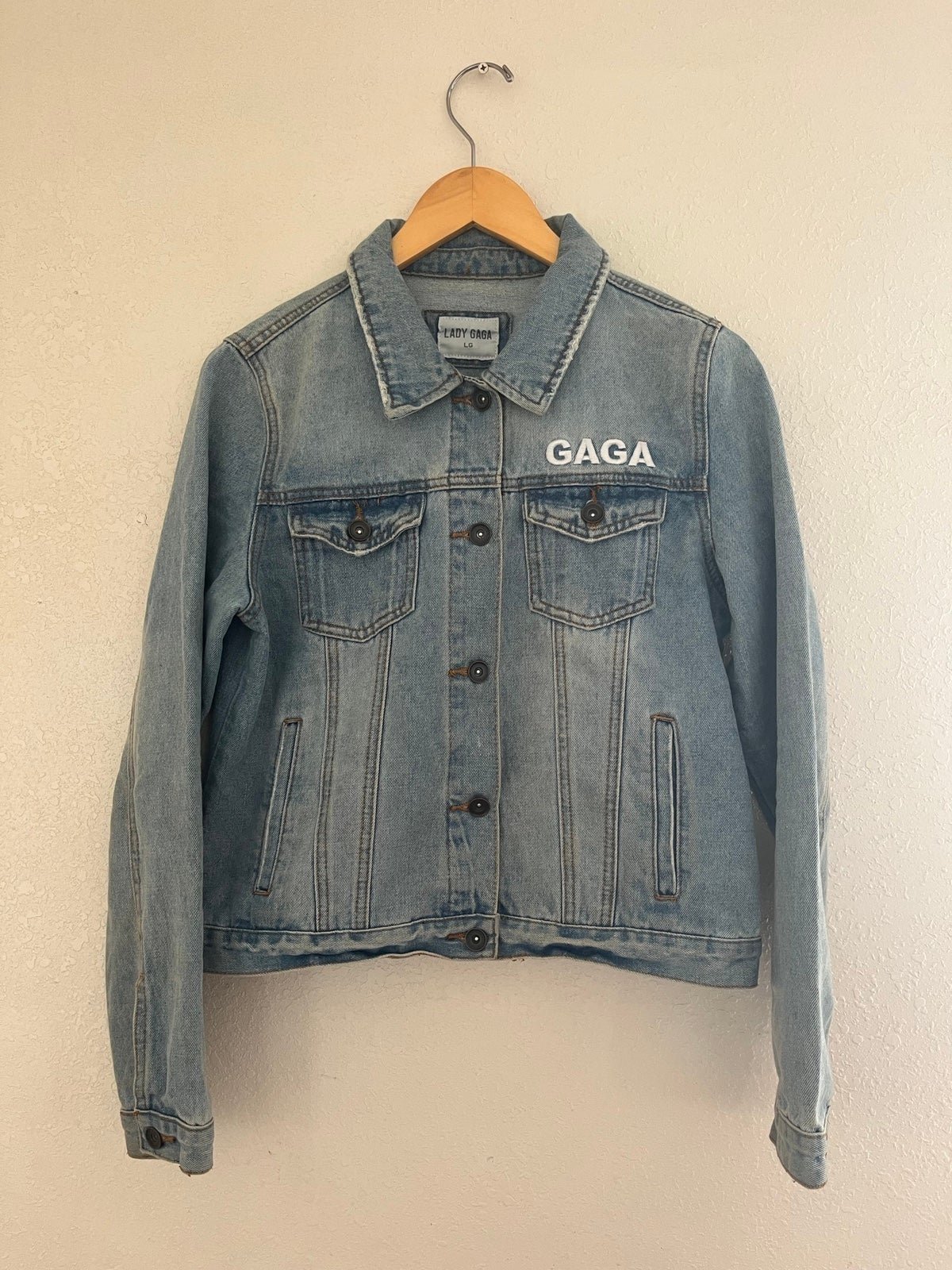 Lady Gaga Vintage “Joanne” Denim Jacket Size Large NEW!!