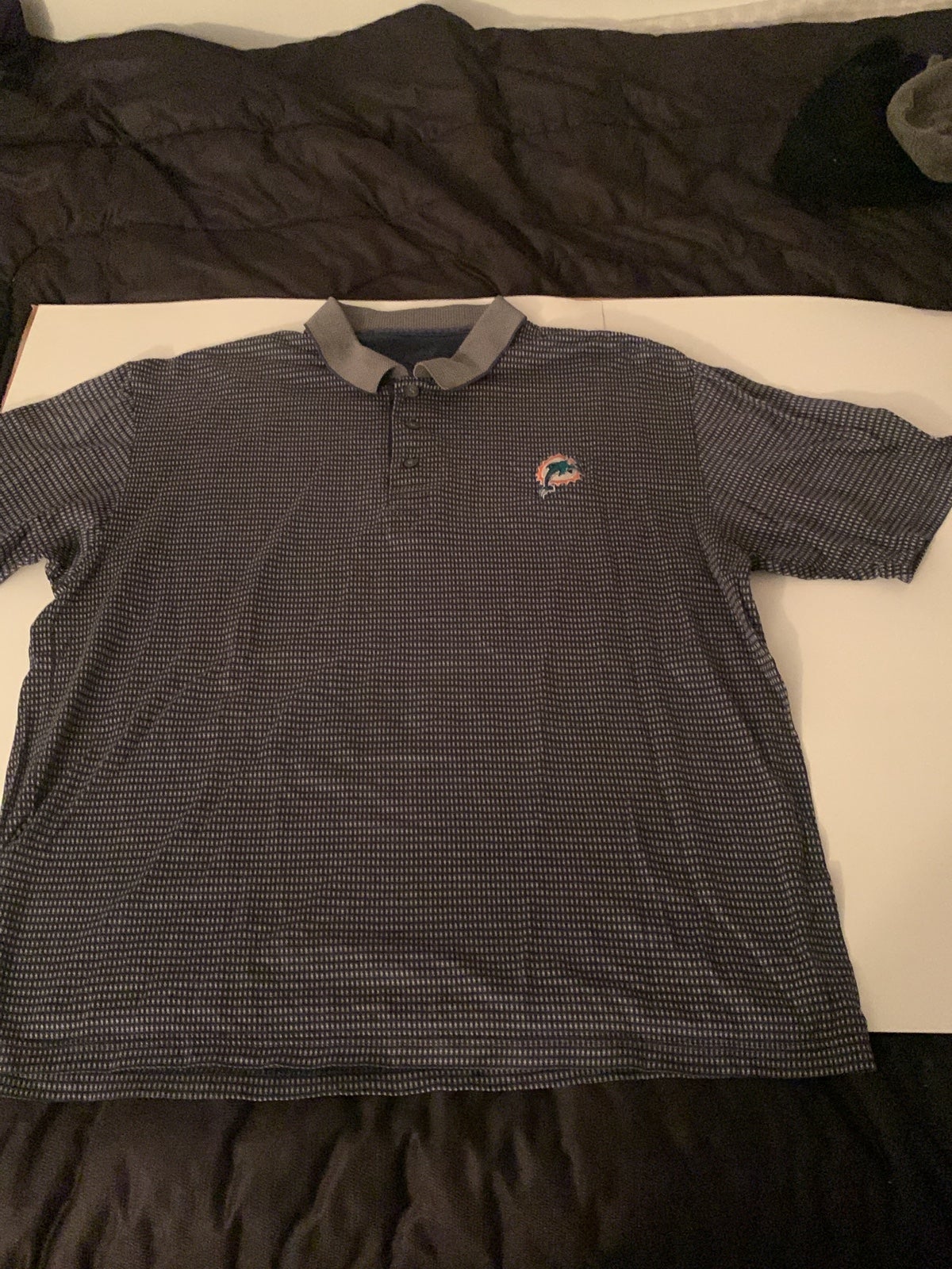Vintage 90s starter NFL Miami Dolphins embroidered golf shirt