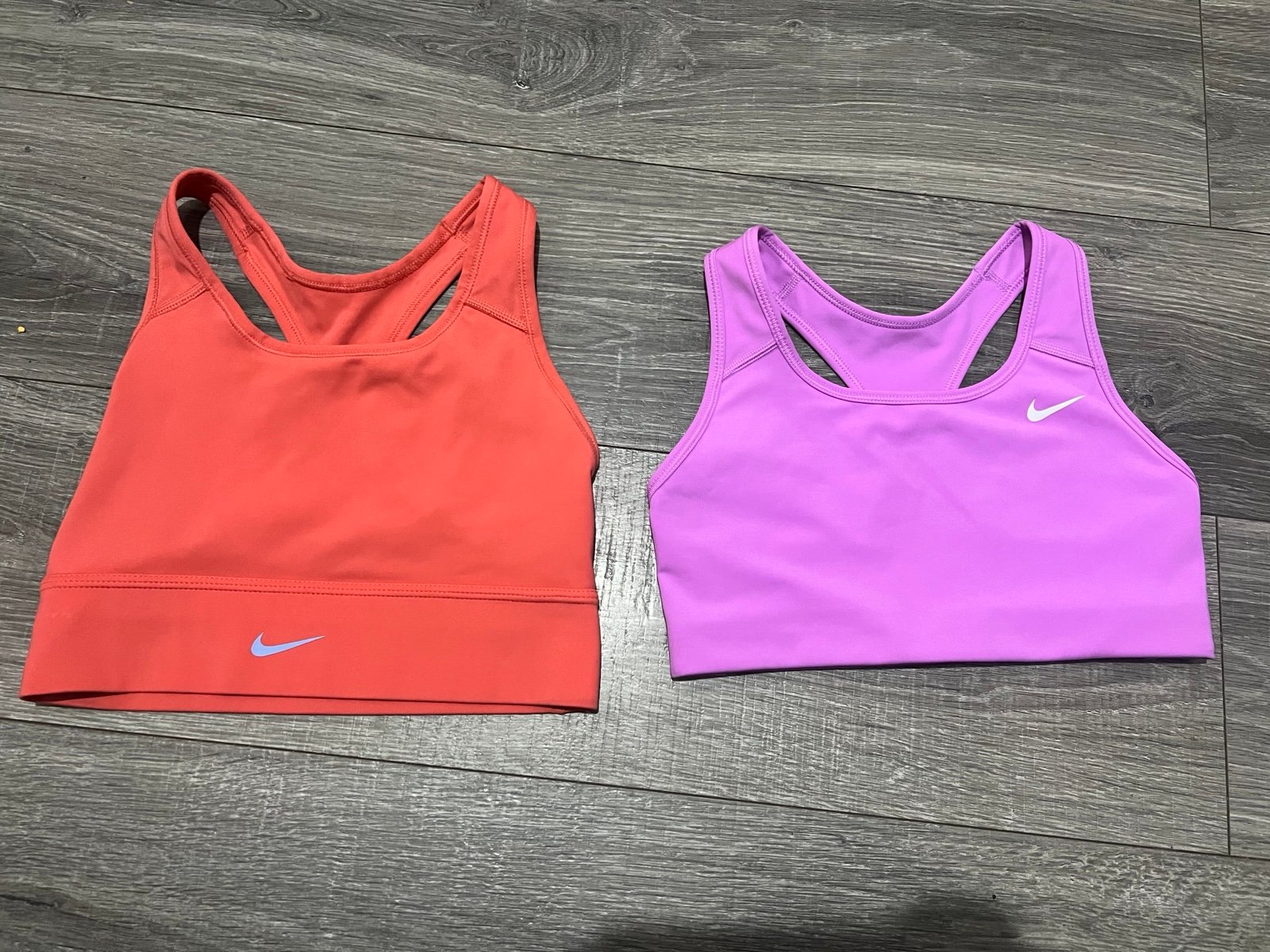 Nike Sports Bra Bundle Womens Size Small Swoosh Long Line Bra & Dri Fit Bundle
