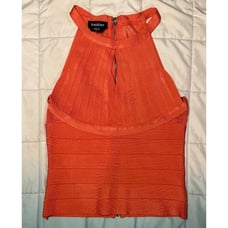 Bebe Bandage Halter Top Size Medium