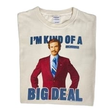 Anchorman 2 Movie Tee 2012 Will Ferrel I’m Kind Of A Big Deal Ron Burgundy