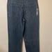 NWT Vintage Y2K Anchor Blue BAGGY Fit Denim Jeans Size 36x32