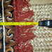 Vintage P & C Italy Red Velvet Deer Tapestry Wall Hanging/Rug