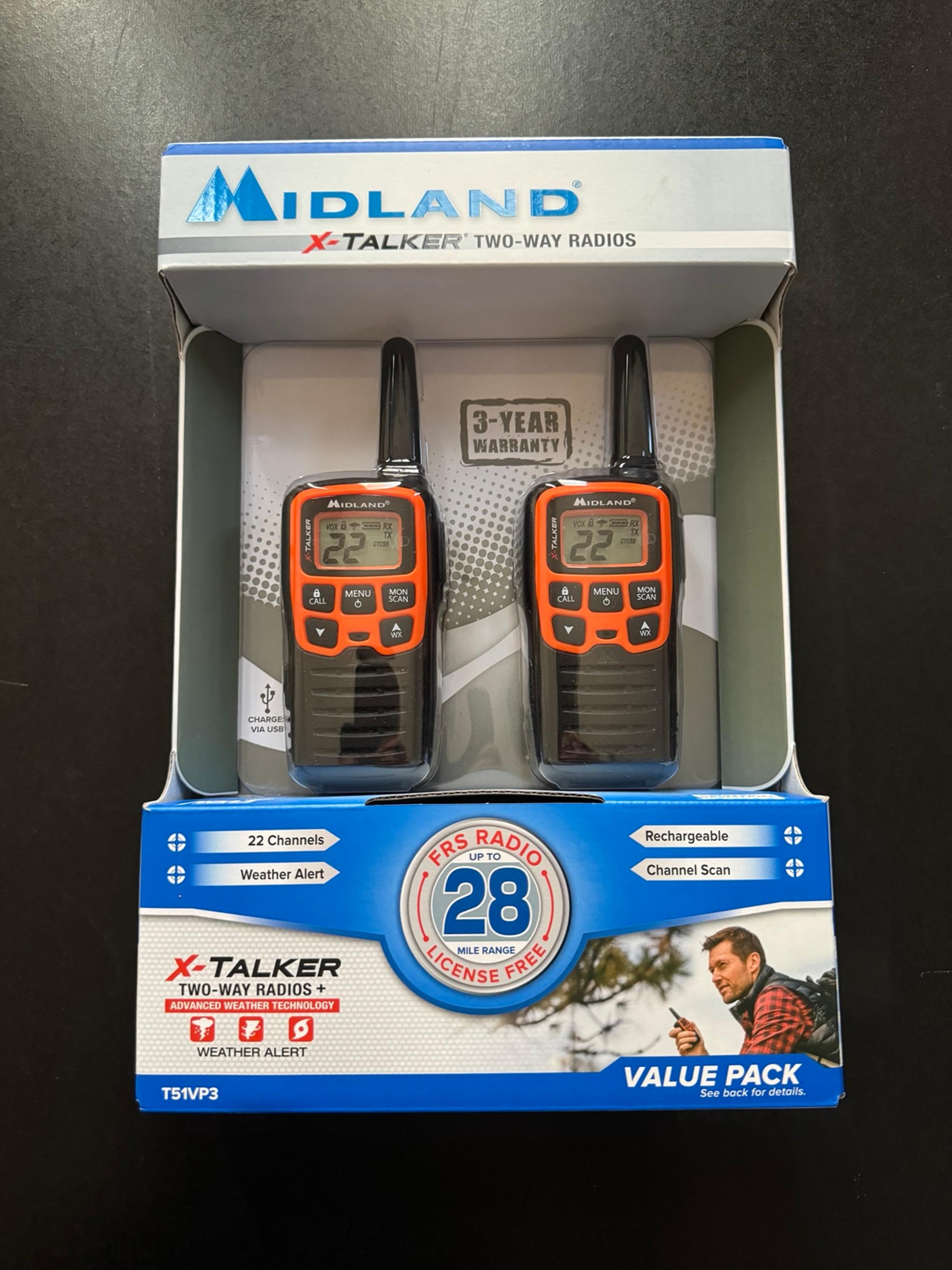 MIDLAND X-TALKER TWO-WAY RADIOS